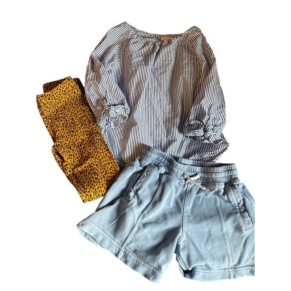 CREWCUTS J.CREW GIRLS bundle size 6/7 tops, leggings, shorts